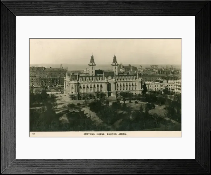 Framed Print : Argentina - Buenos Aires - The Customs House Framed Print : Argentina - Buenos Aires - The Customs House