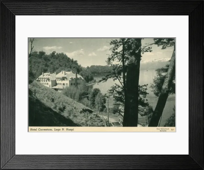 Framed Print : Argentina - Lake Nahuel Huapi - Hotel Correntoso Framed Print : Argentina - Lake Nahuel Huapi - Hotel Correntoso