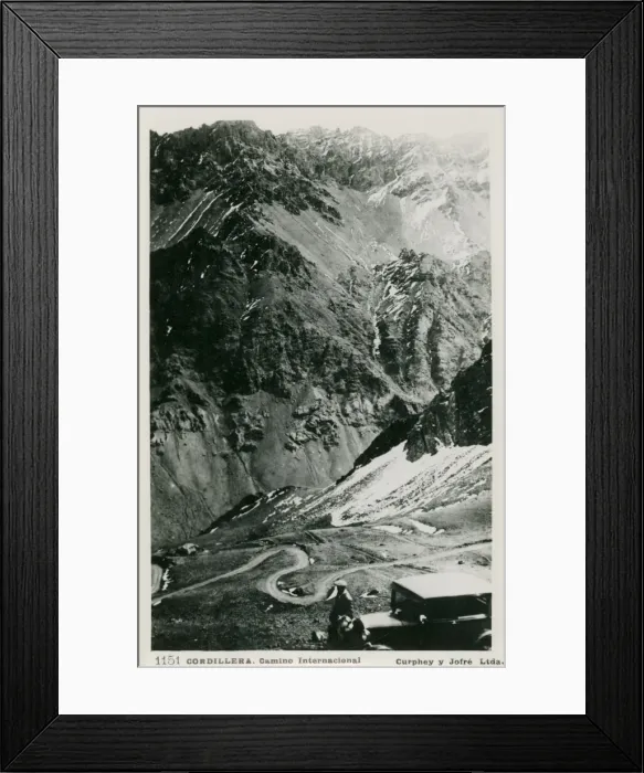 Framed Print : Coastal mountain range (Andes) - Argentina Framed Print : Coastal mountain range (Andes) - Argentina