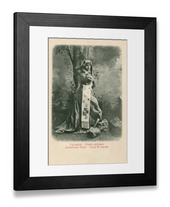 Framed Print : Georgia - Georgian Woman of the Caucasus Framed Print : Georgia - Georgian Woman of the Caucasus