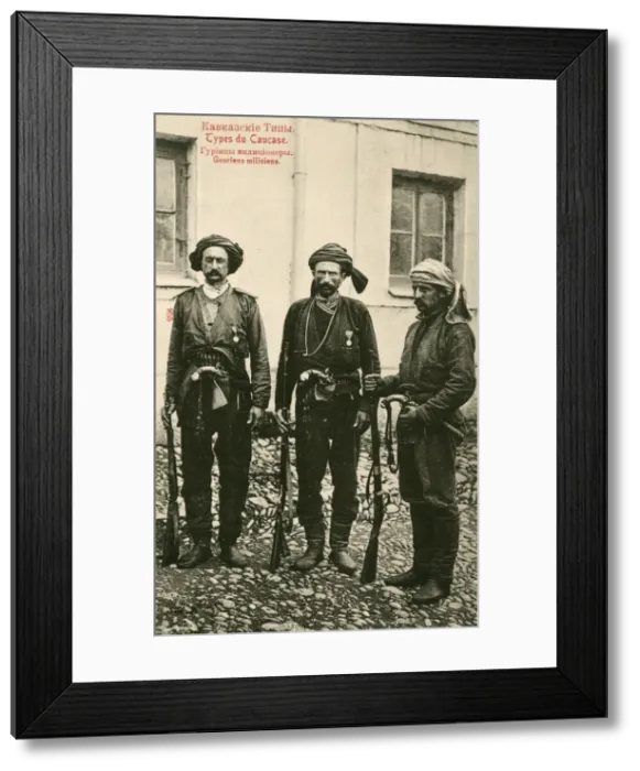 Framed Print : Georgian soldiers Framed Print : Georgian soldiers