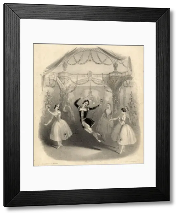 Framed Print : Esmeralda Quadrilles, music cover Framed Print : Esmeralda Quadrilles, music cover
