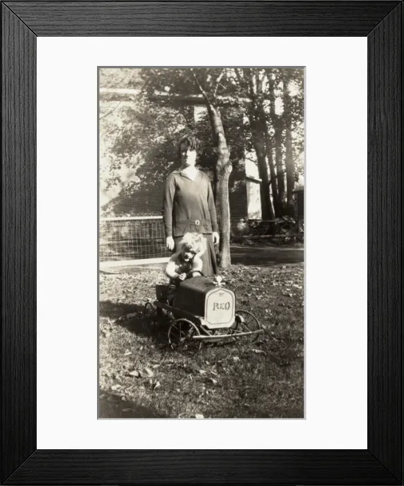 Framed Print : Pedal car fatigue Framed Print : Pedal car fatigue