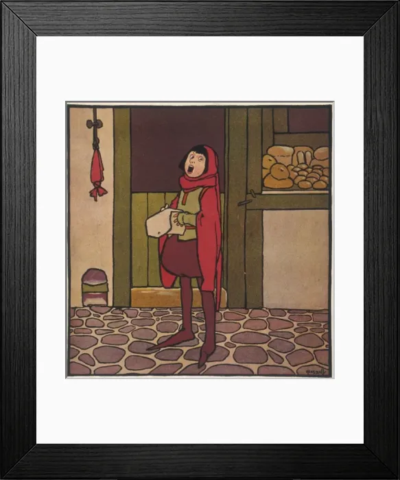 Framed Print : Caleys Christmas Cracker label
