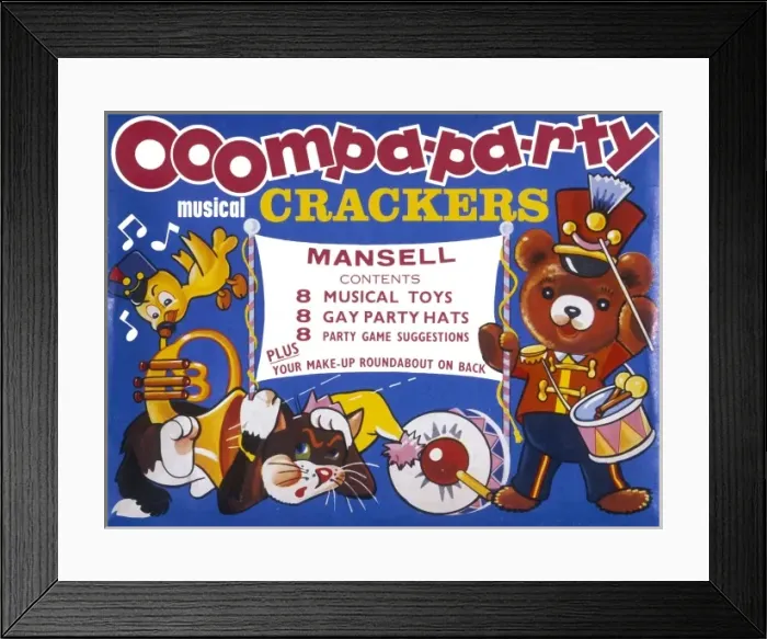 Framed Print : Oompa-pa-party crackers Framed Print : Oompa-pa-party crackers