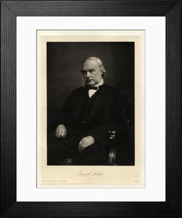Framed Print : Joseph Lister, 1st Baron Lister Framed Print : Joseph Lister, 1st Baron Lister