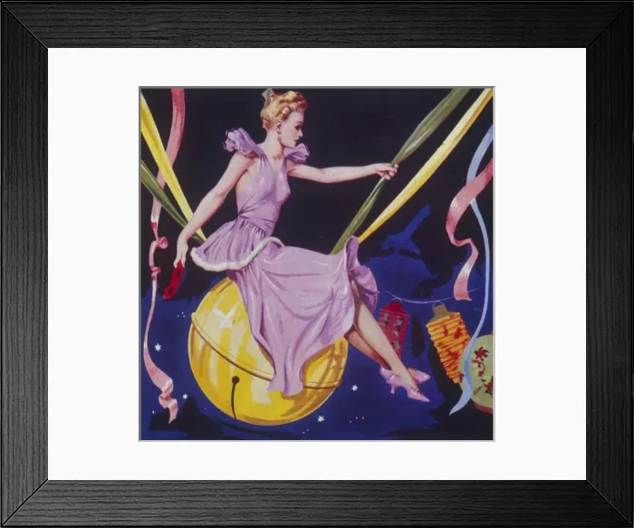 Framed Print : Christmas cracker box label Framed Print : Christmas cracker box label