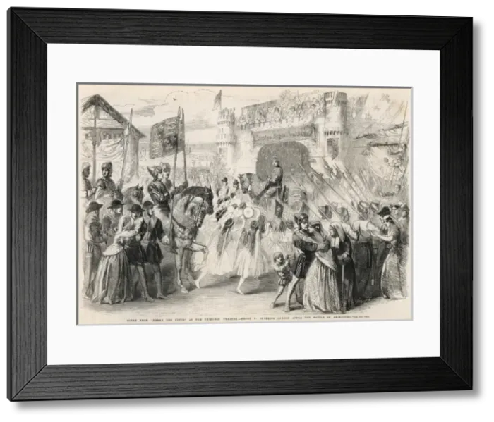 Framed Print : Scene from Henry the Fifth Framed Print : Scene from Henry the Fifth