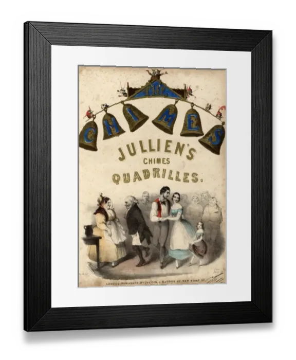Framed Print : Julliens Chimes Quadrilles, music sheet Framed Print : Julliens Chimes Quadrilles, music sheet