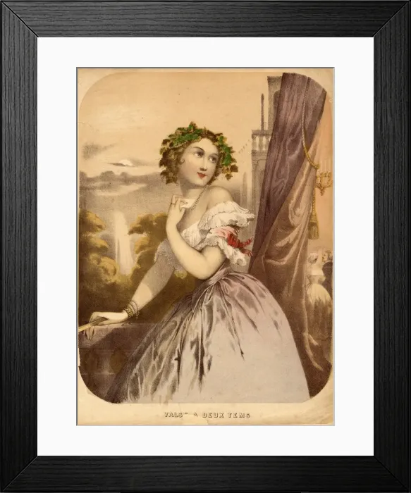 Framed Print : Music cover for Valse a Deux Tems (Temps) Framed Print : Music cover for Valse a Deux Tems (Temps)