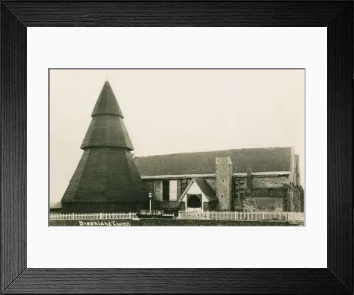 Framed Print : Brookland Church, Romney Marsh, Kent Framed Print : Brookland Church, Romney Marsh, Kent