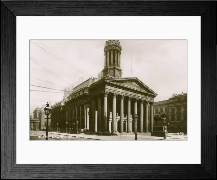 Framed Print : The Royal Exchange, Glasgow Framed Print : The Royal Exchange, Glasgow