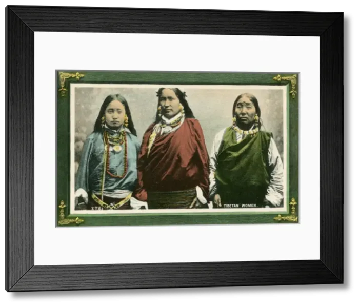 Framed Print : Tibetan Women Framed Print : Tibetan Women