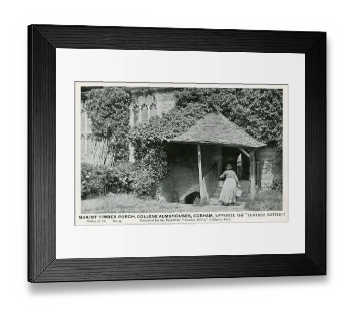 Framed Print : College Almshouses, Cobham, Kent Framed Print : College Almshouses, Cobham, Kent