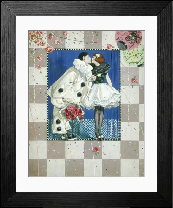 Framed Print : Christmas Cracker box label Framed Print : Christmas Cracker box label