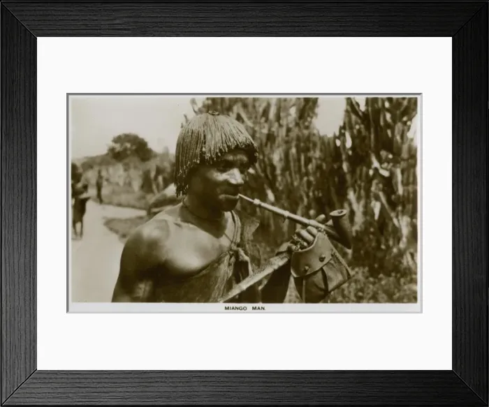 Framed Print : Nigeria, Miango Man Framed Print : Nigeria, Miango Man