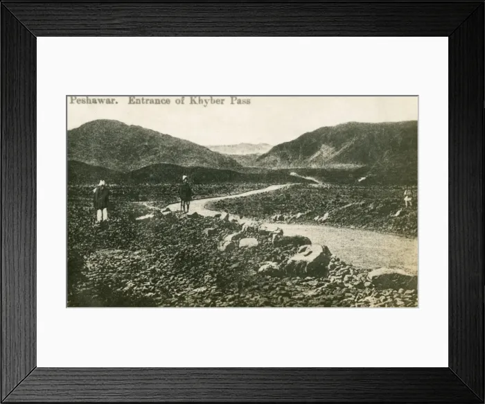 Framed Print : North West Frontier Province - Entrance to Khyber Pass Framed Print : North West Frontier Province - Entrance to Khyber Pass