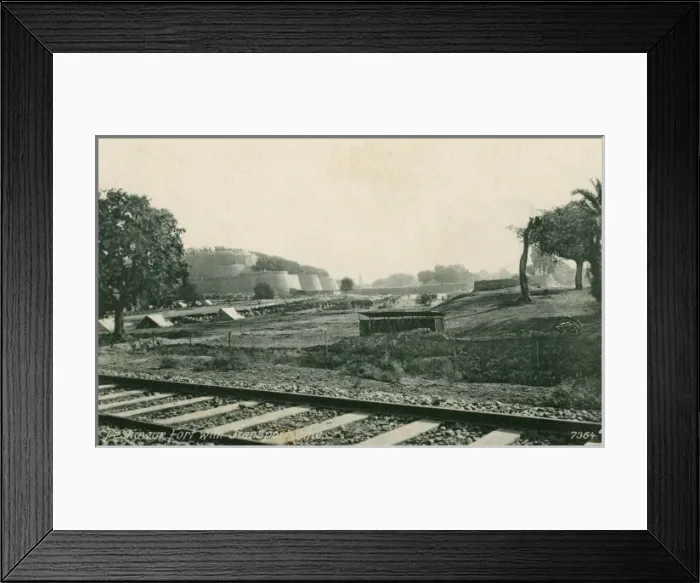 Framed Print : Fort and railway line - Peshawar Framed Print : Fort and railway line - Peshawar
