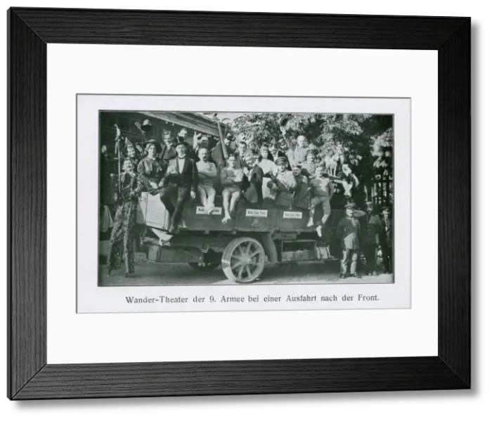 Framed Print : Wandering Theatre Group of the 9th Army
