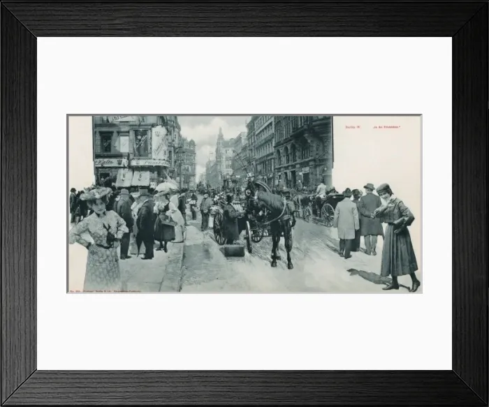 Framed Print : Friederichstrasse, Berlin, Germany Framed Print : Friederichstrasse, Berlin, Germany