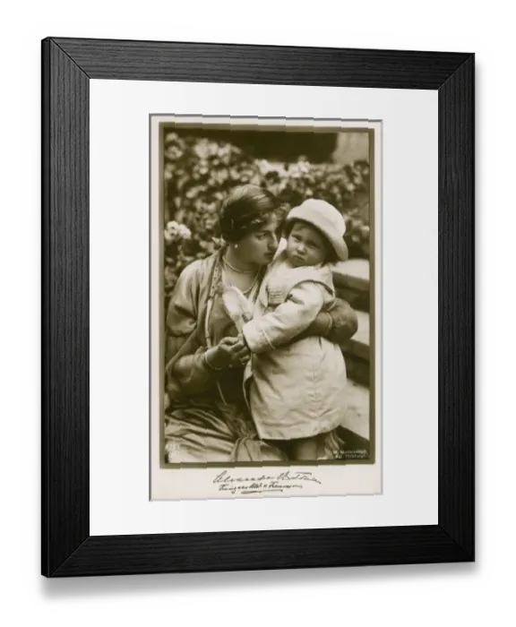 Framed Print : August Wilhelm of Prussia and Alexandra Victoria Framed Print : August Wilhelm of Prussia and Alexandra Victoria