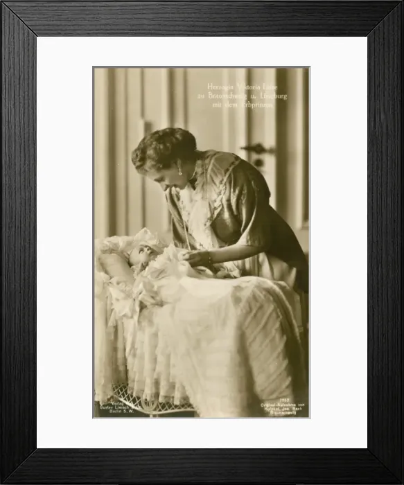 Framed Print : Victoria Louise & son Ernest Augustus Framed Print : Victoria Louise & son Ernest Augustus