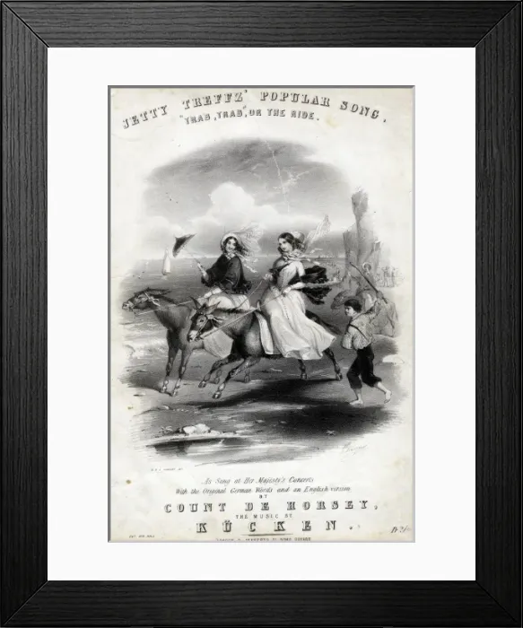 Framed Print : Music cover for Jetty Treffz Popular Song Framed Print : Music cover for Jetty Treffz Popular Song