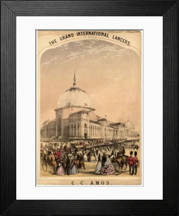 Framed Print : Music cover for The Grand International Lancers