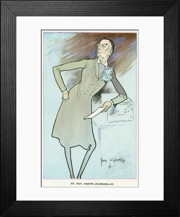 Framed Print : Joseph Chamberlain Framed Print : Joseph Chamberlain