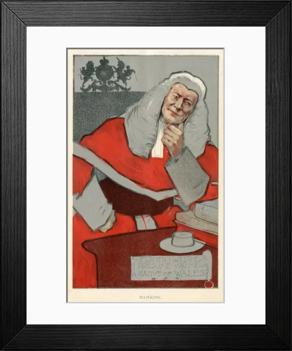 Framed Print : Henry Hawkins, 1st Baron Brampton Framed Print : Henry Hawkins, 1st Baron Brampton