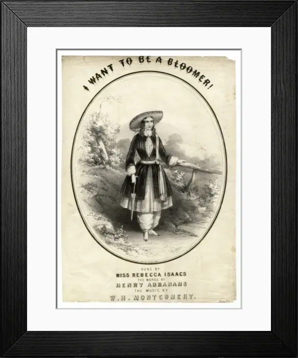Framed Print : Music cover for I Want To Be A Bloomer Framed Print : Music cover for I Want To Be A Bloomer