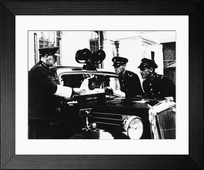 Framed Print : Traffic Accident Group Framed Print : Traffic Accident Group