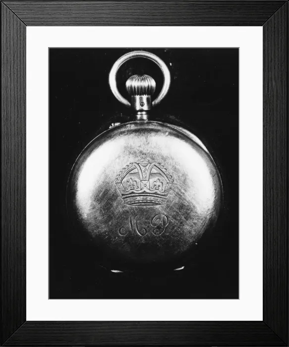 Framed Print : Met Police stopwatch -- outer casing Framed Print : Met Police stopwatch -- outer casing