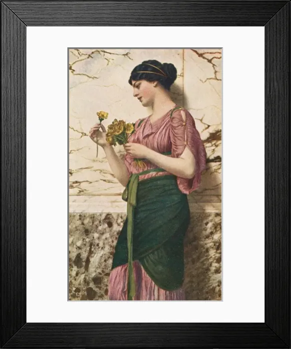 Framed Print : Crytilla - Godward Framed Print : Crytilla - Godward