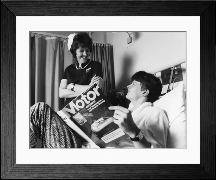 Framed Print : Nurse and patient at the Medical Centre, Hendon Framed Print : Nurse and patient at the Medical Centre, Hendon
