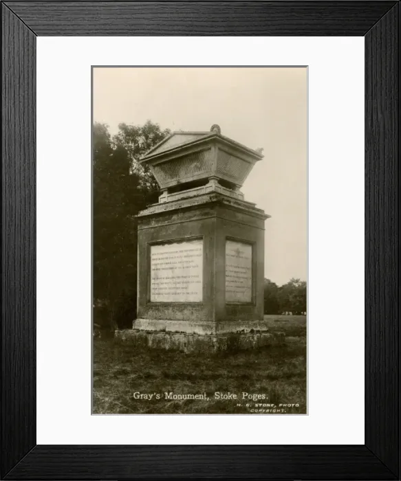 Framed Print : Grays Monument - Stoke Poges, Buckinghamshire Framed Print : Grays Monument - Stoke Poges, Buckinghamshire