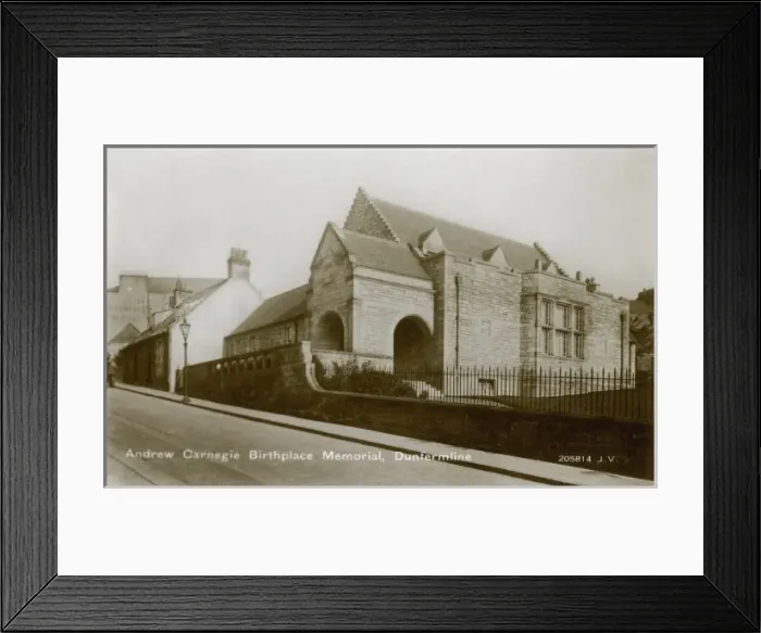 Framed Print : Carnegies Birthplace Memorial Framed Print : Carnegies Birthplace Memorial