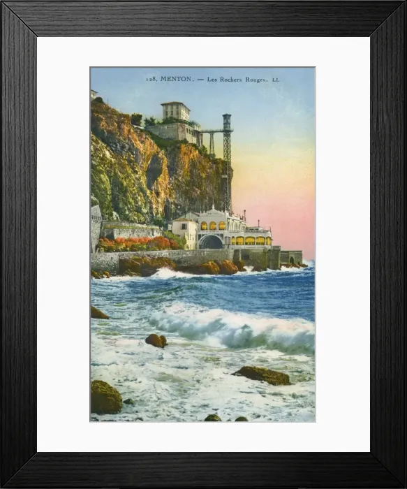 Framed Print : Menton, France Framed Print : Menton, France