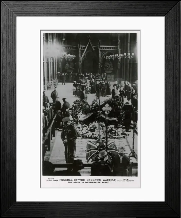 Framed Print : Funeral of the Unknown Warrior Framed Print : Funeral of the Unknown Warrior