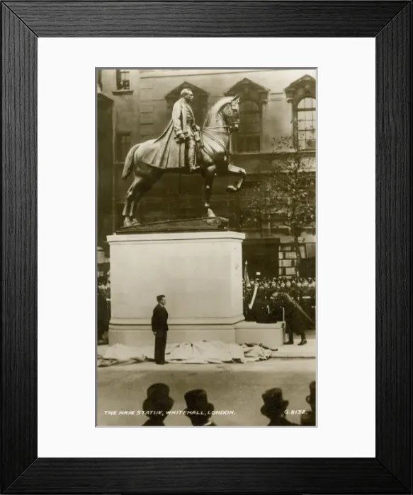 Framed Print : Unveiling of the Haig Memorial Statue, Whitehall Framed Print : Unveiling of the Haig Memorial Statue, Whitehall