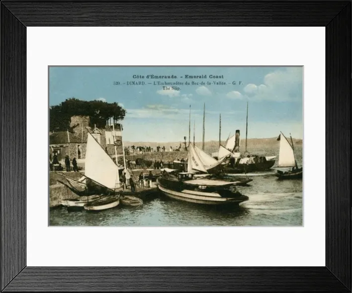 Framed Print : Dinard - Emerald Coast - France Framed Print : Dinard - Emerald Coast - France