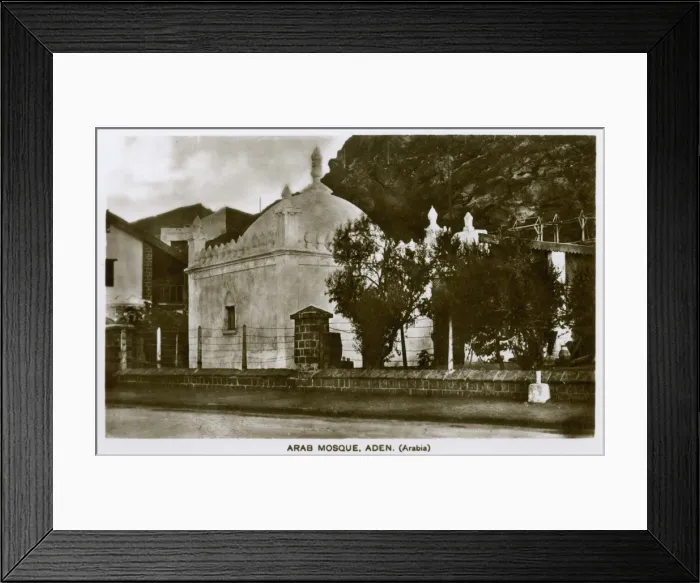 Framed Print : Yemen - Mosque at Aden Framed Print : Yemen - Mosque at Aden