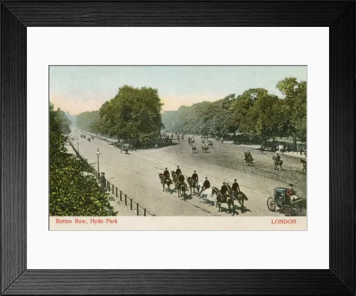 Framed Print : Rotten Row, Hyde Park, London Framed Print : Rotten Row, Hyde Park, London