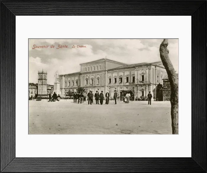Framed Print : Greece - Zante - The Theatre Framed Print : Greece - Zante - The Theatre