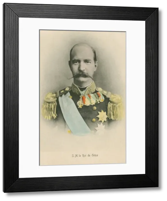 Framed Print : Greece - King George I Framed Print : Greece - King George I