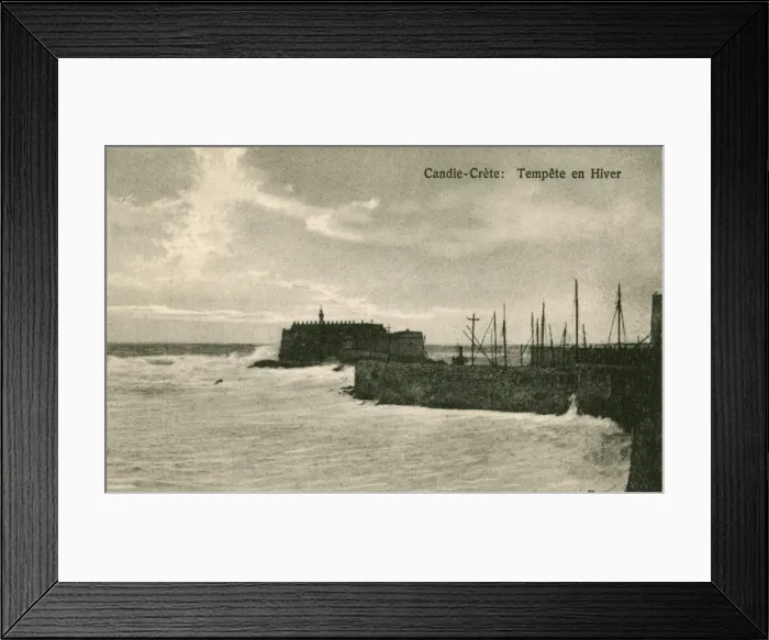 Framed Print : Greece, Crete - Iraklion - The Venetian fortress Framed Print : Greece, Crete - Iraklion - The Venetian fortress