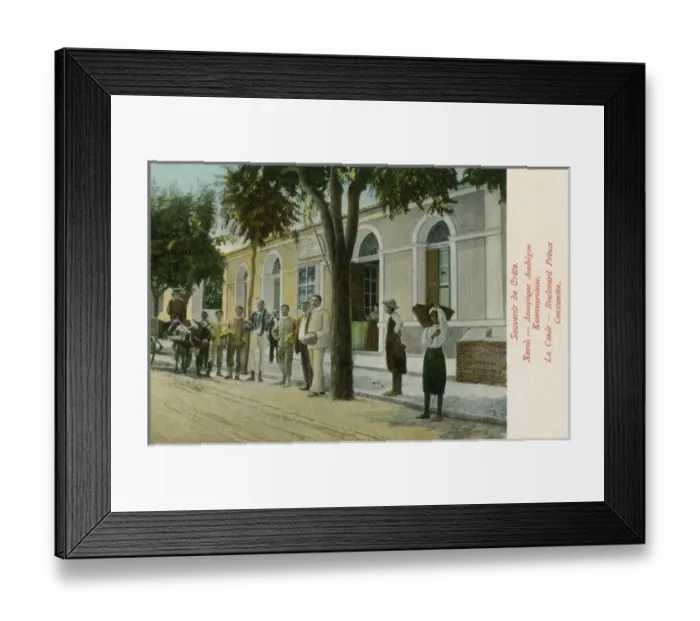 Framed Print : Greece, Crete - Chania - Boulevard Prince Constantine Framed Print : Greece, Crete - Chania - Boulevard Prince Constantine