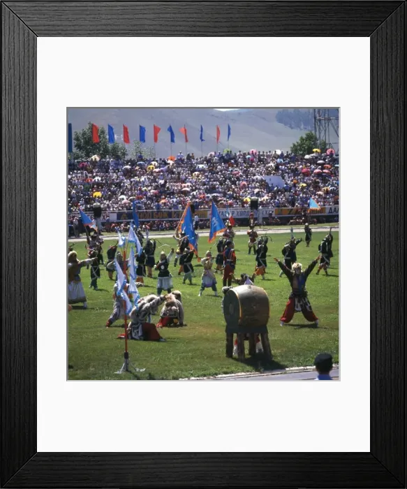 Framed Print : Dance presentation in Ulaanbaatar, Mongolia Framed Print : Dance presentation in Ulaanbaatar, Mongolia