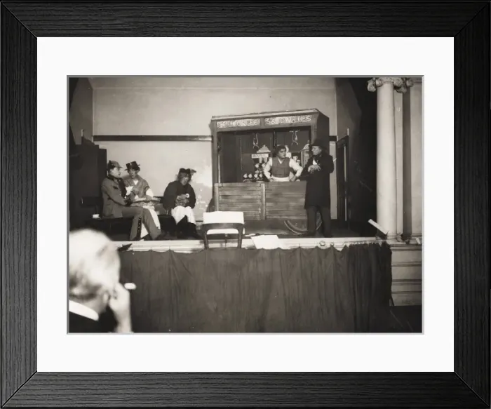 Framed Print : Metropolitan Police theatricals