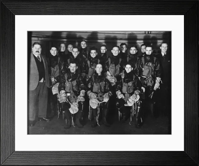 Framed Print : Policemen with gas masks Framed Print : Policemen with gas masks